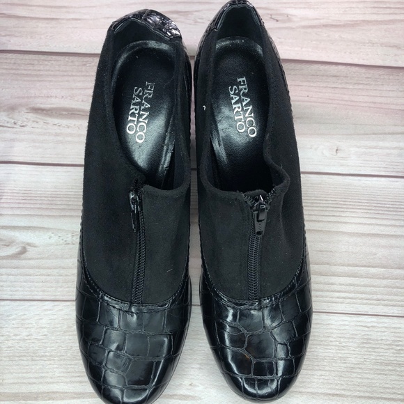 Franko Sarto Ankle Boots with zipper Size 8 - Picture 2 of 8